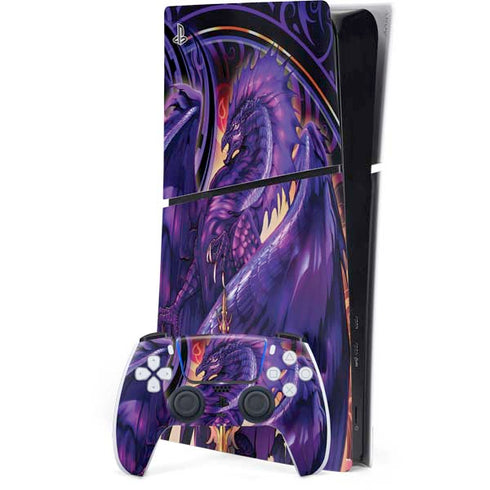 Dragonblade Netherblade Purple by Ruth Thompson PlayStation PS5 Skins